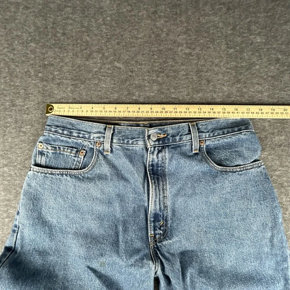 Vintage Levi’s 560 Jeans Mens 34x32 Blue Denim Loose Fit Tapered Baggy Y2K USA